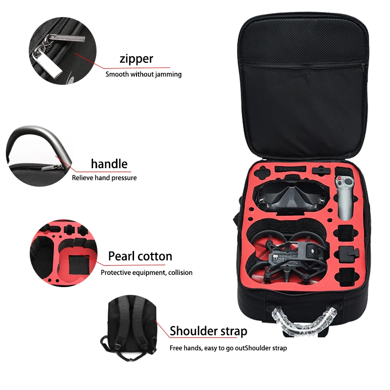 Portable Case Backpack Nylon W - đánh giá và giá Drone Backpack