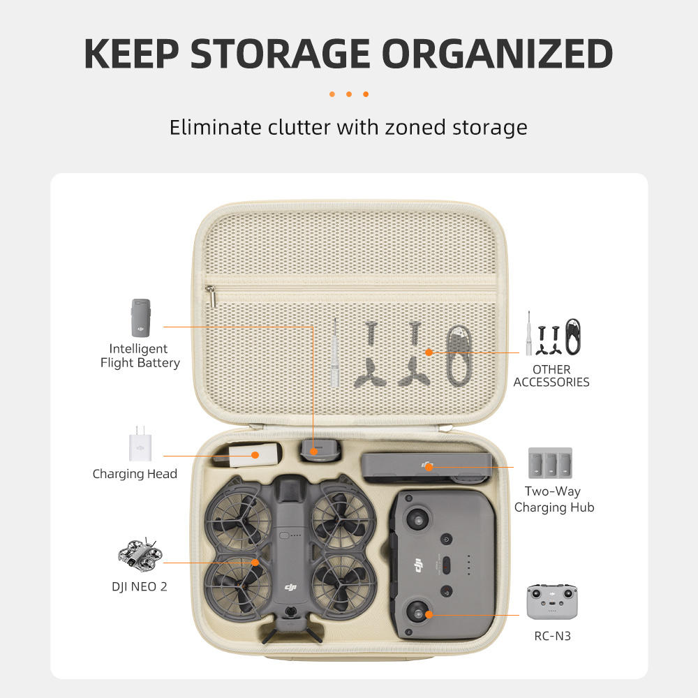 Storage Bag for DJI Neo 2 Fly  - đánh giá và giá Drone Joystick Cover
