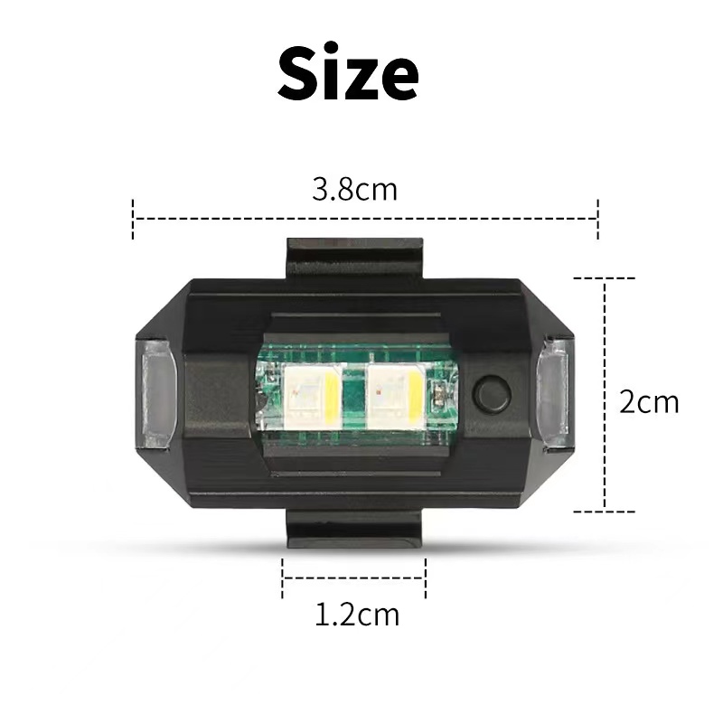 Motorcycle Light Drone Strobe  - đánh giá và giá Drone Strobe Light