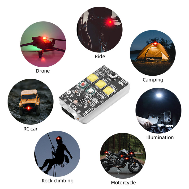 Mini Drone Strobe Light for DJ - đánh giá và giá Drone Strobe Light