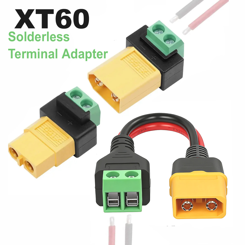 Solderless 2 Pin to XT60 Male  - đánh giá và giá Drone Solar Charger