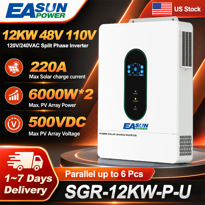 EASUN US 12KW 12000W Split Pha - đánh giá và giá Drone Solar Charger