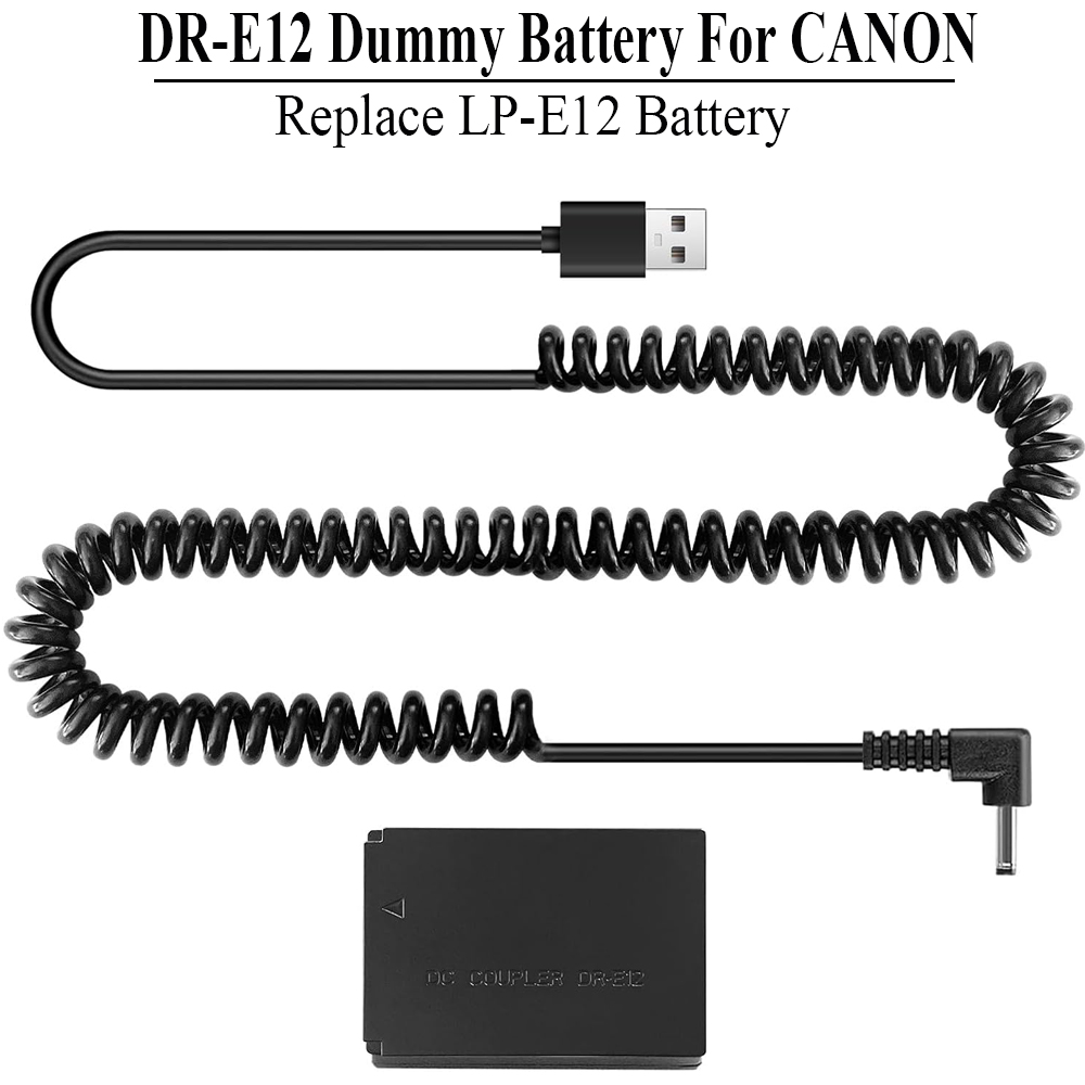 ACK-E12 USB Power Cord LP-E12  - đánh giá và giá Canon Camera Eos M50 Mark Ii