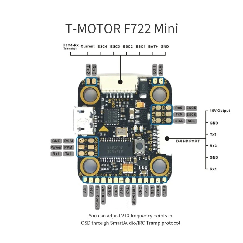 T-Motor MINI F7 FC & F45A 4in1 - đánh giá và giá Betaflight Fc F7