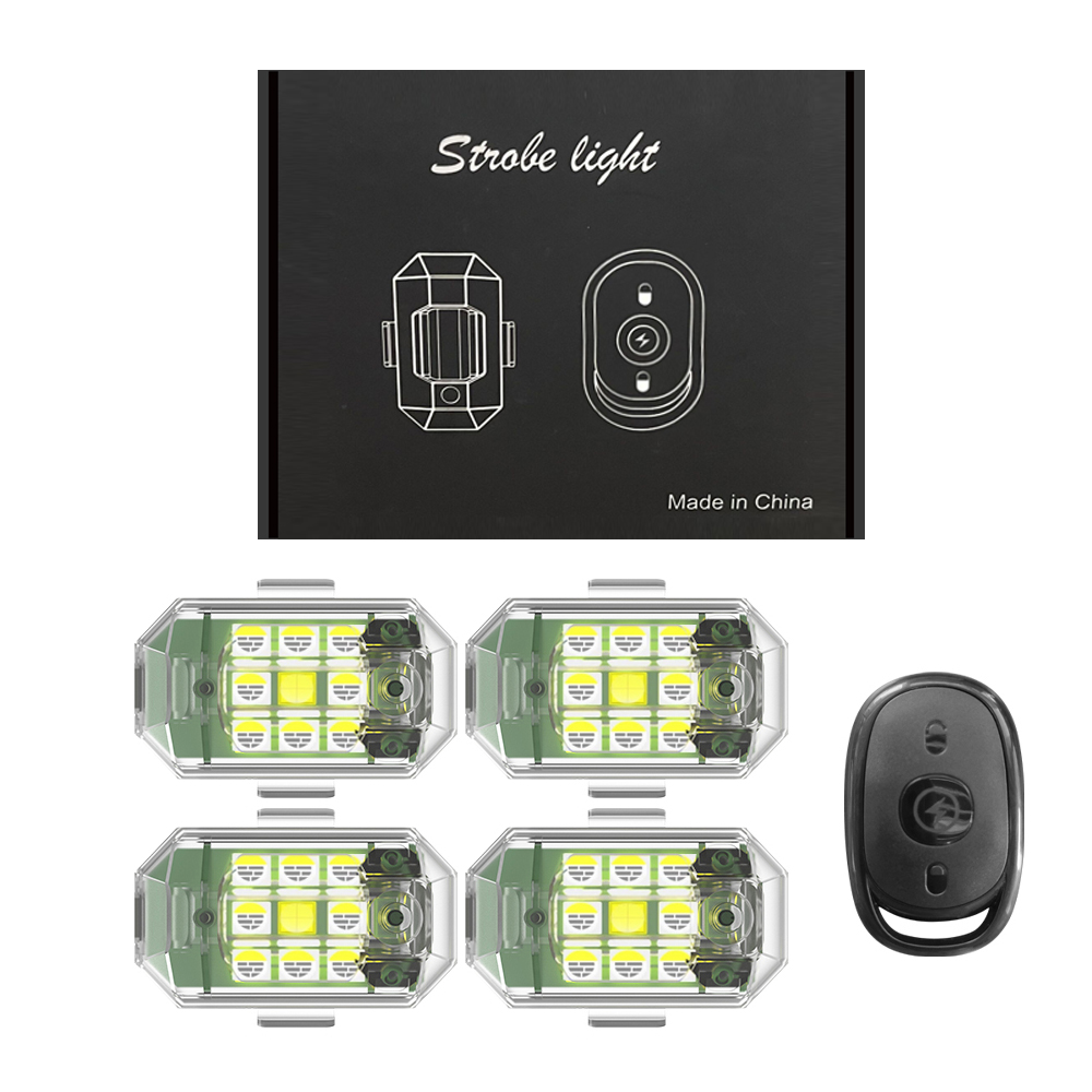 1/2/4pcs Wireless LED Drone St - đánh giá và giá Drone Strobe Light